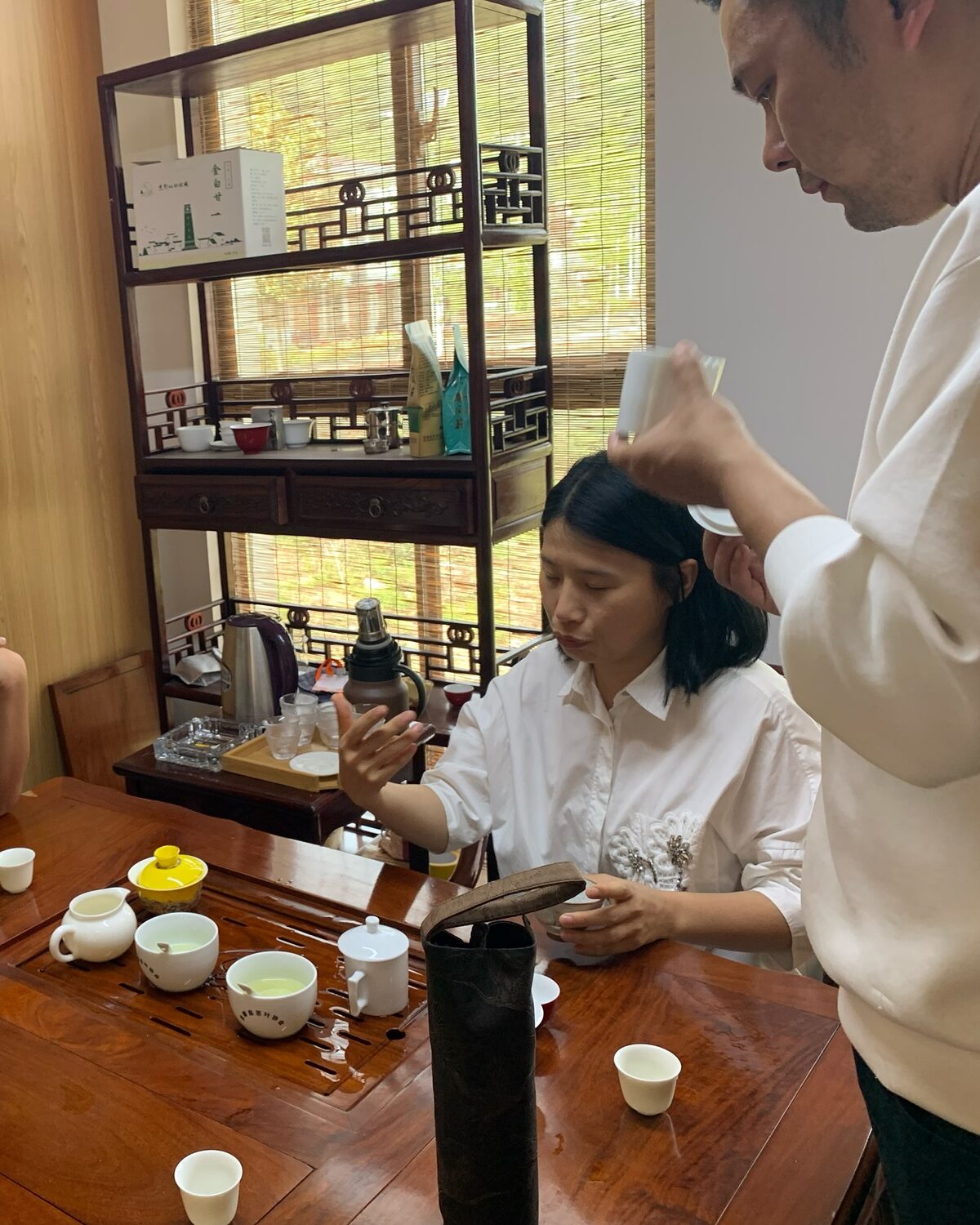 Photo prise lors du voyage chez les producteurs en Chine