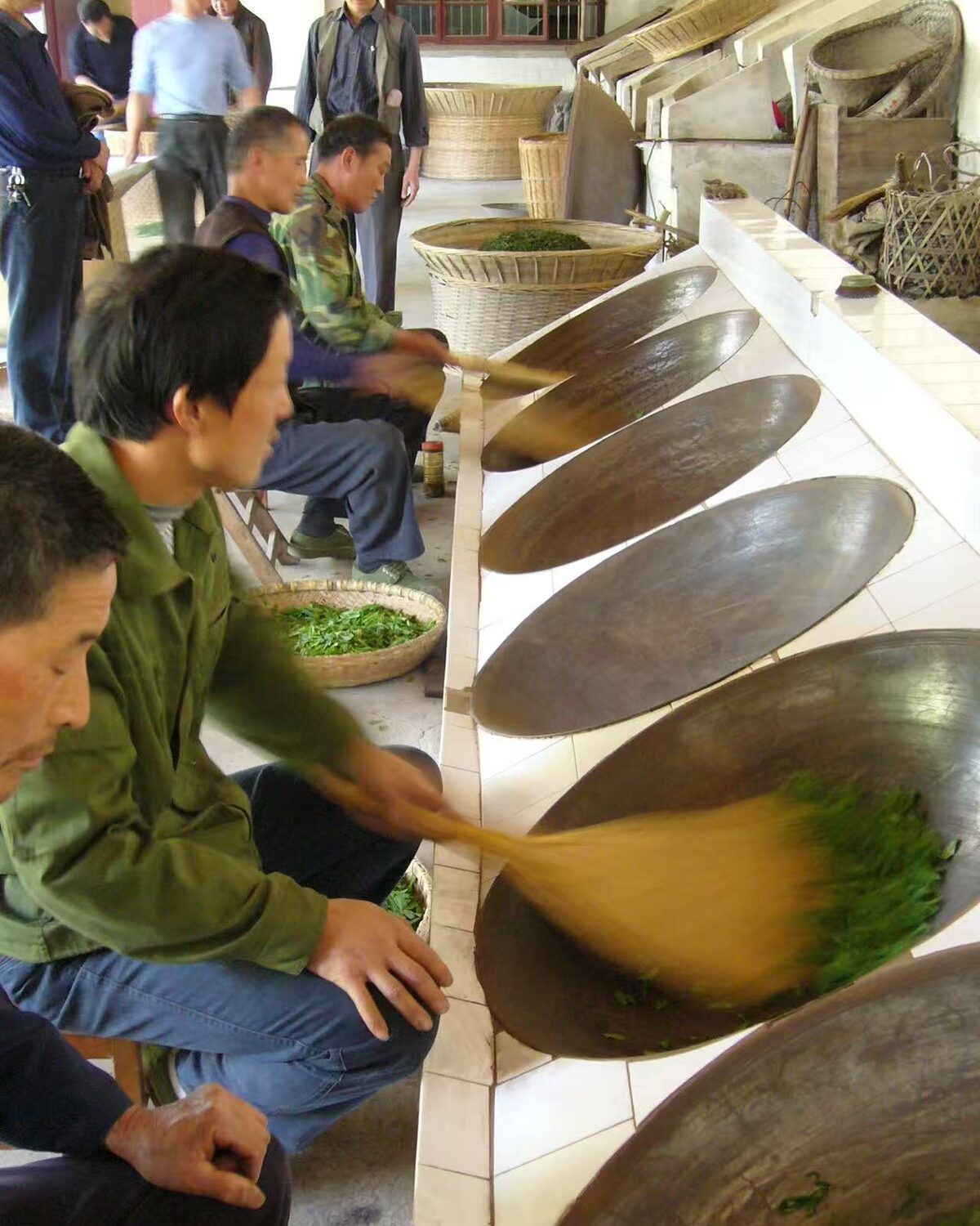 Photo prise lors du voyage chez les producteurs en Chine