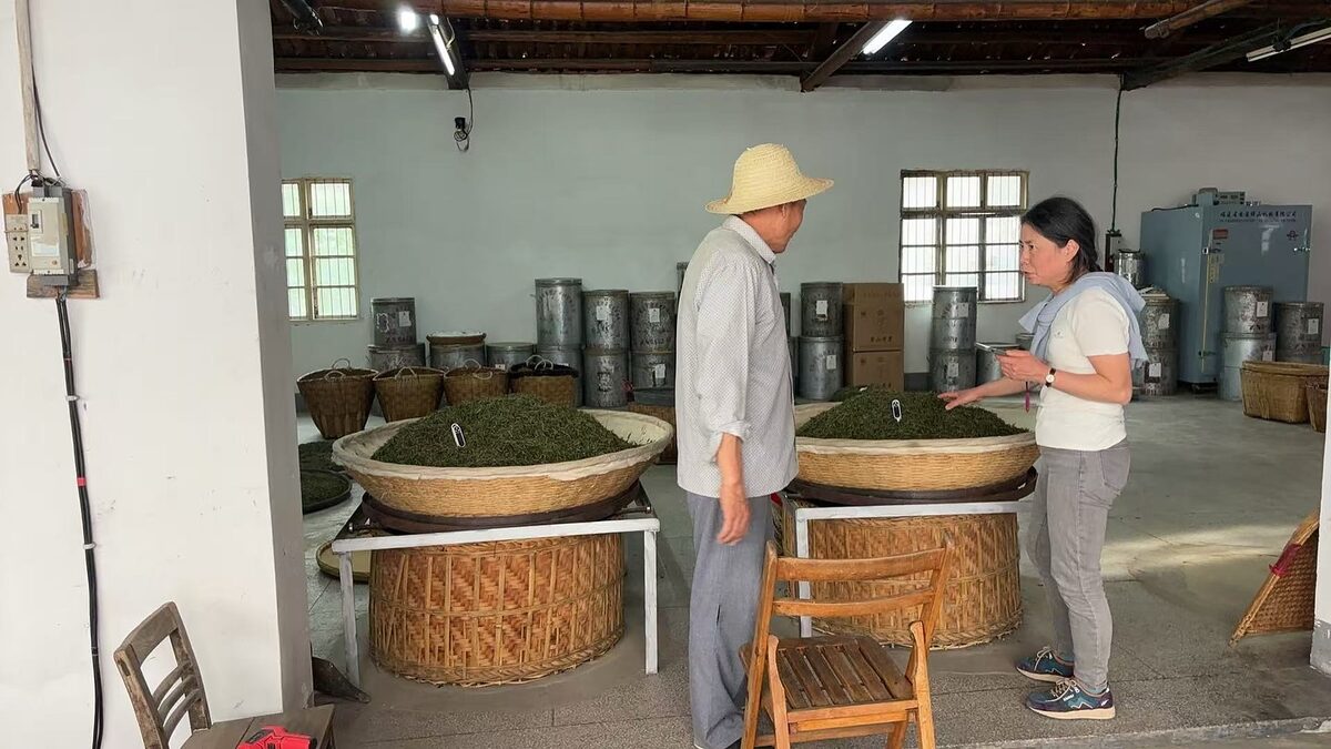 Photo prise lors du voyage chez les producteurs en Chine