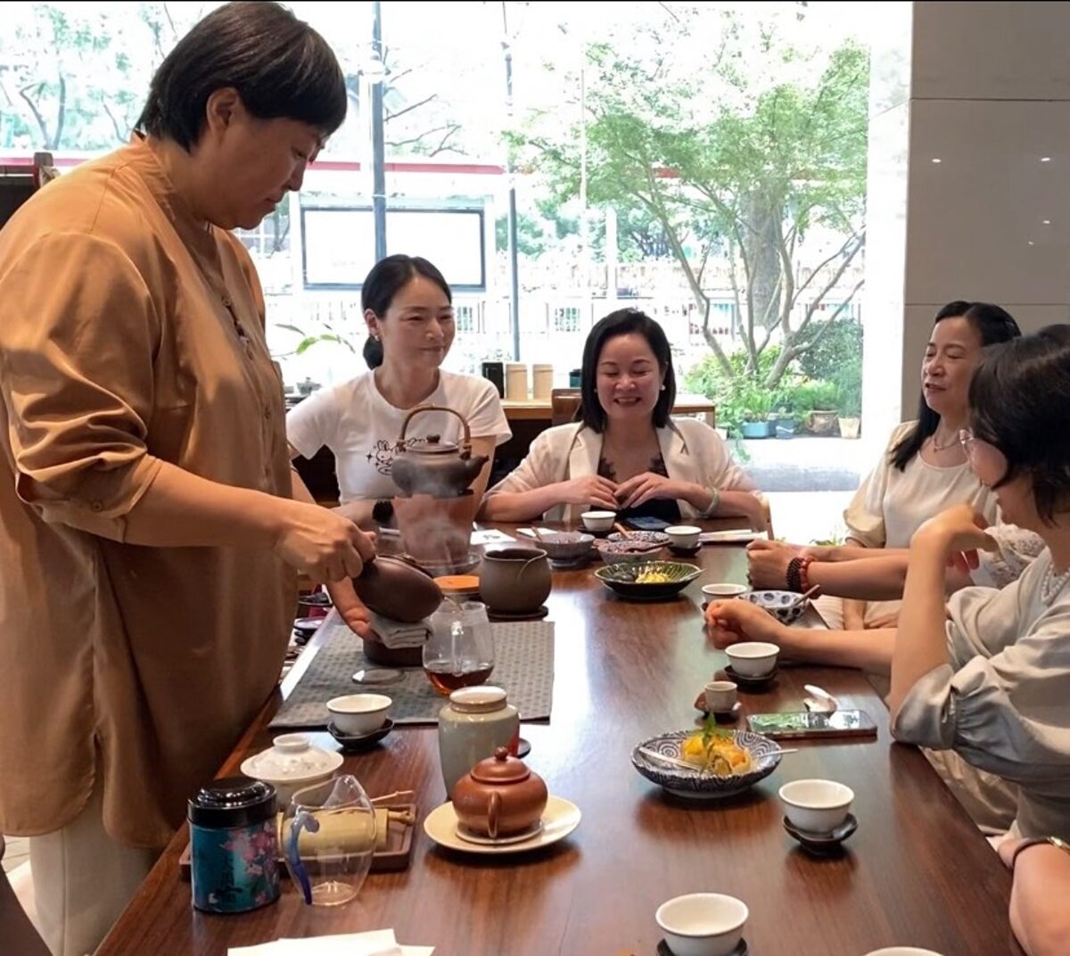 Le service du thé en gong fu cha