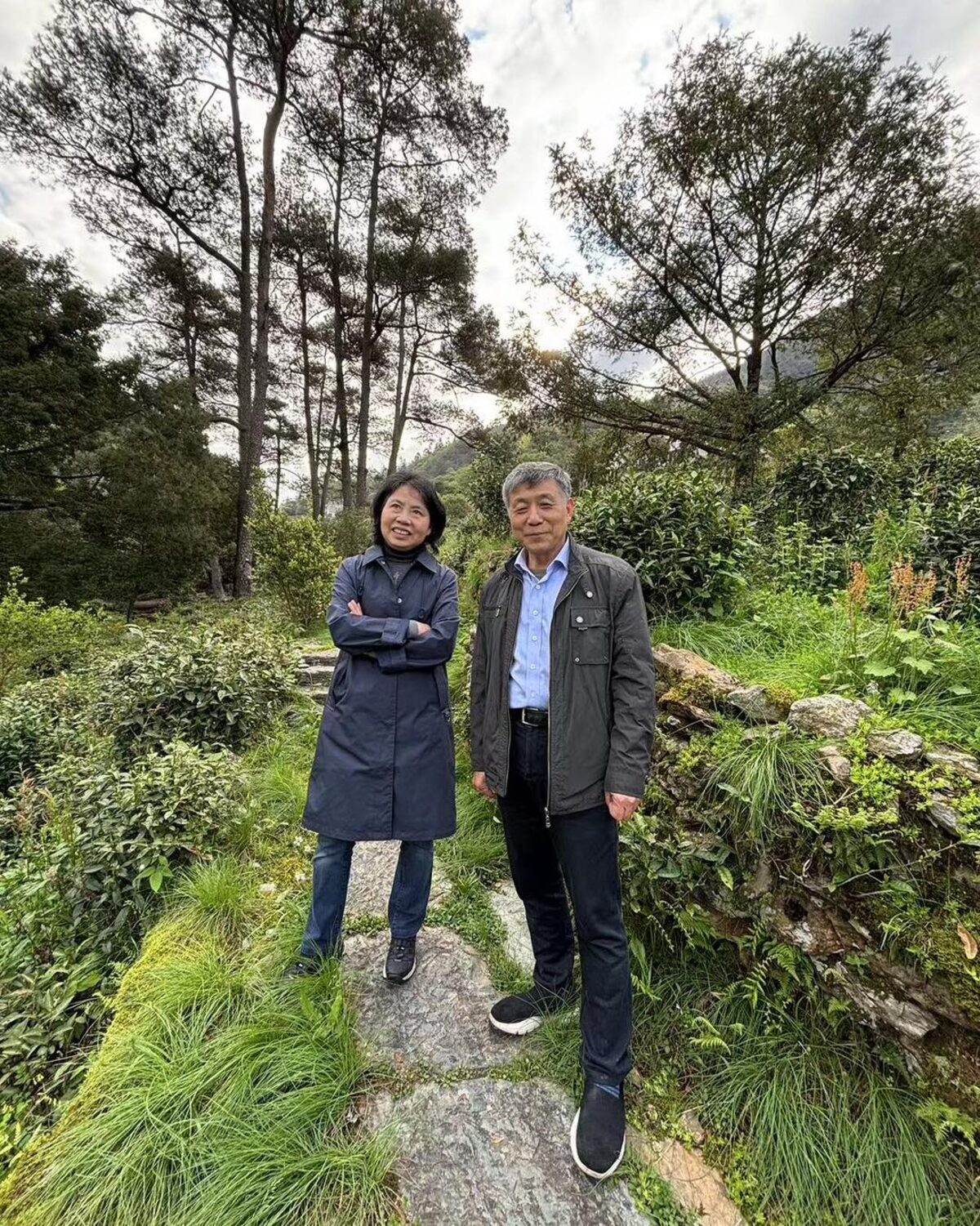 Photo prise lors du voyage chez les producteurs en Chine